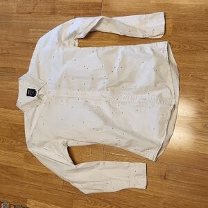 Publish white button down shirt sz small
